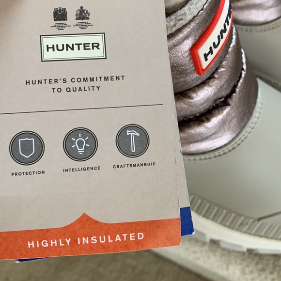 💕🌼🌺HP🌻🌺💕 NWT Hunter Waterproof/Highly Insulated Shoe-Boot - Picture 8 of 8